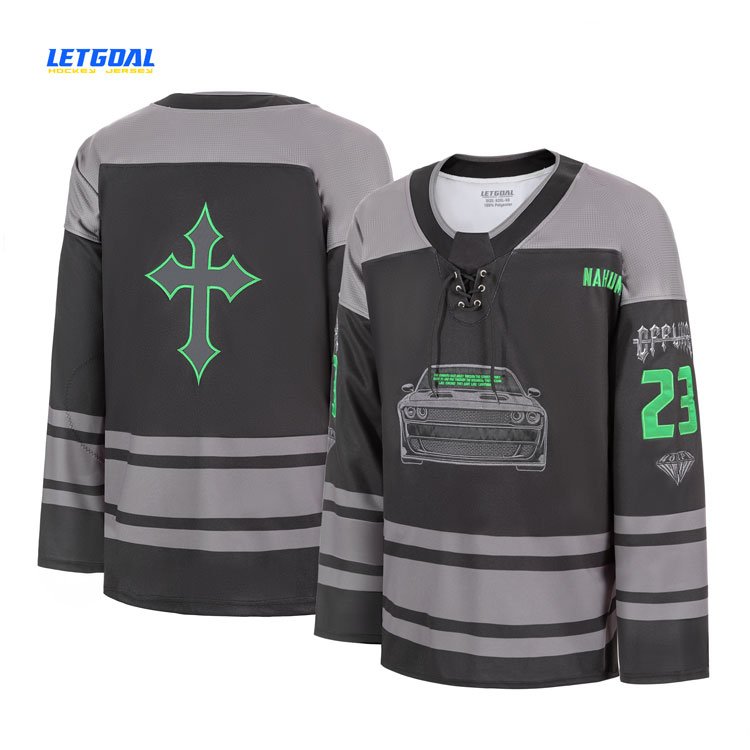 Top Quality Customized Hockey Jersey Embroidery Tackle Twill Ice Hockey Wear