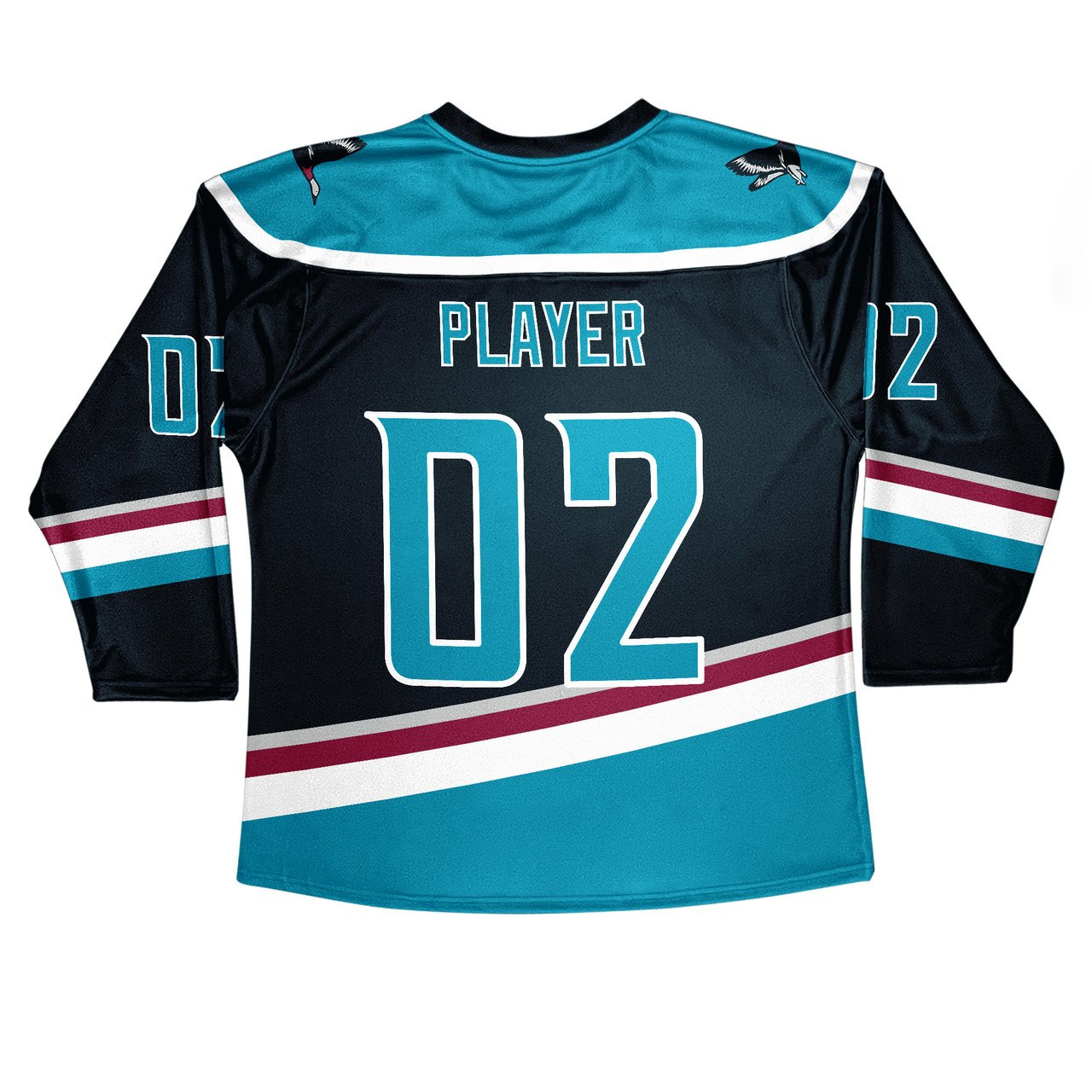 High Performance Custom Sublimation Hockey Jersey lace neck Ice Hockey Jersey Streetwear