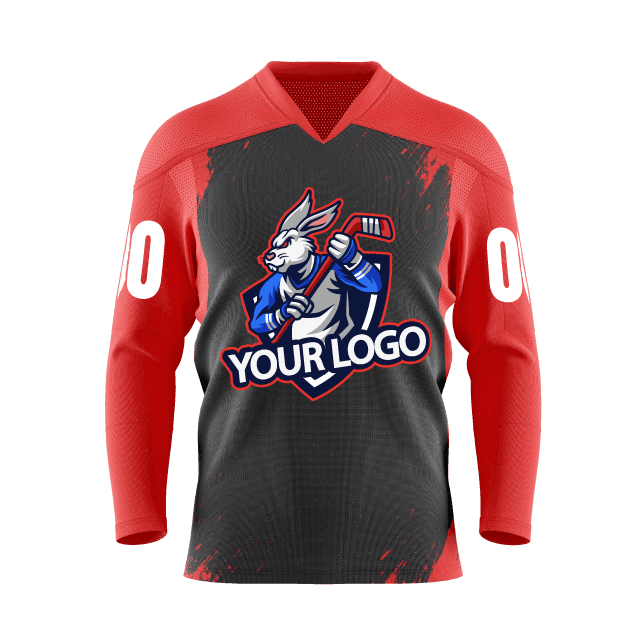 Custom high quality polyester hockey jersey Tackle Twill Embroidery Ice Hockey Sports Team jersey