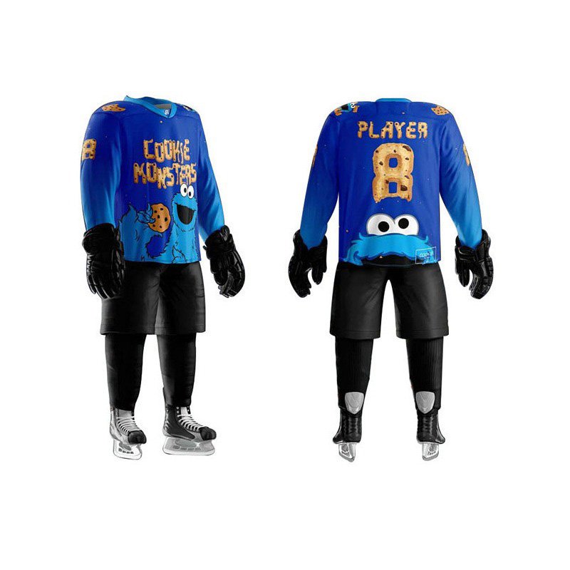 Wholesale Make Your Own Team Logo Custom plus size Team Wear Outdoor Sportswear Sublimated Jersey Ice Hockey Uniforms