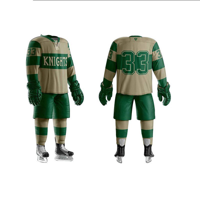 Wholesale Make Your Own Team Logo Custom plus size Team Wear Outdoor Sportswear Sublimated Jersey Ice Hockey Uniforms