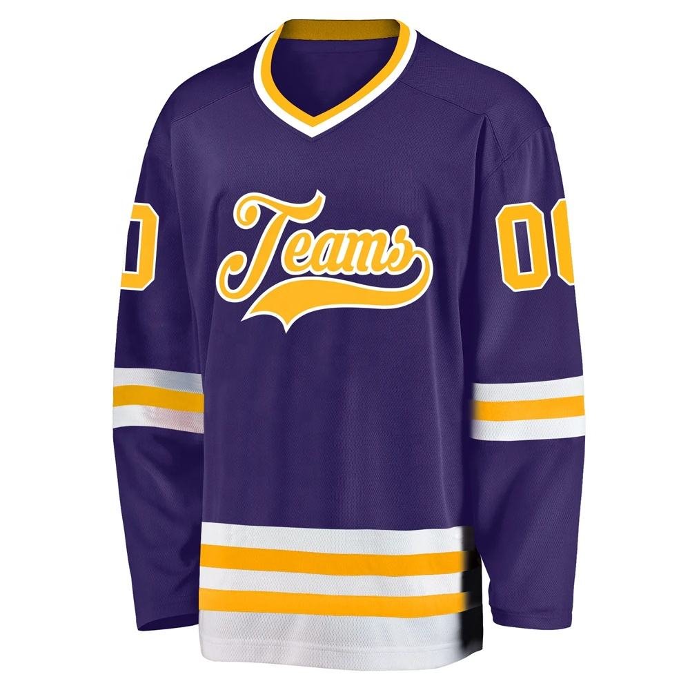 High Quality Unisex Sublimated Hockey Jersey Custom Women's and Men's Ice Training Jersey with OEM Team Name Printing