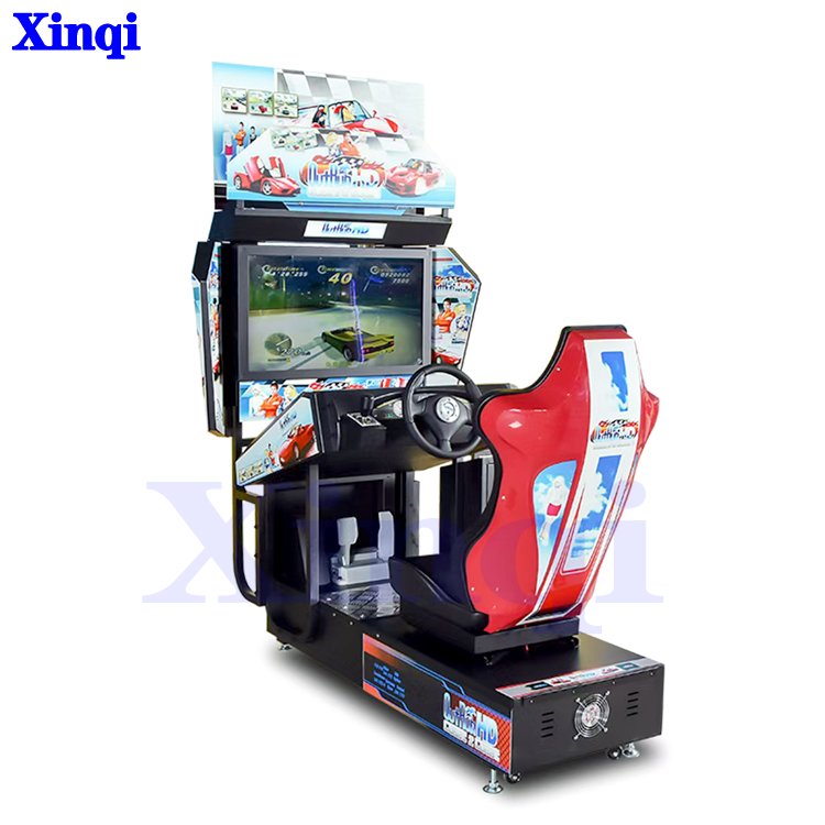 Factory Wholesale 32" Out Run Car Racing Game Machine indoor amusement Arcade Car Race video Game Machine with coin acceptor