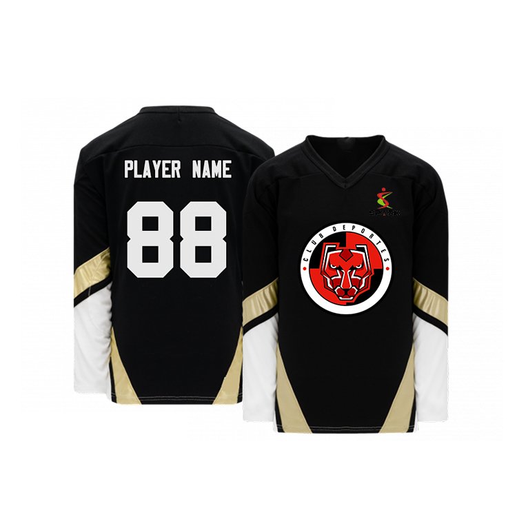 Custom Logo 100% Polyester Unisex Ice Hockey Jerseys OEM Team Name Ice Hockey Uniforms for Adults