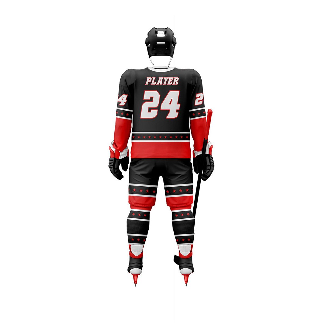 Premium Quality Factory Manufacture Ice Hockey Jersey And Pant Sets Wholesale Price Ice Hockey Uniform