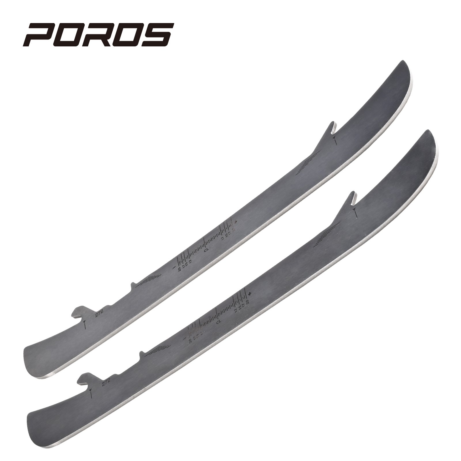 POROS Ice Hockey Skate Blade Manufacture High End Integrated Carbon Fiber Ice Team Hockey Skates