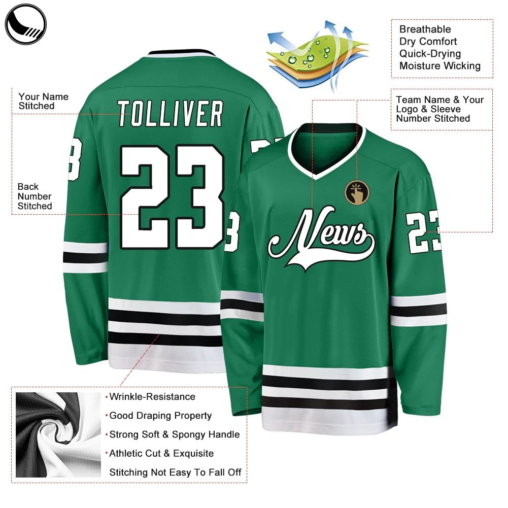 BETHERIVAL Popular High Quality Hockey Jersey Customized Embroidery Tackle Twill Youth Hockey Jersey