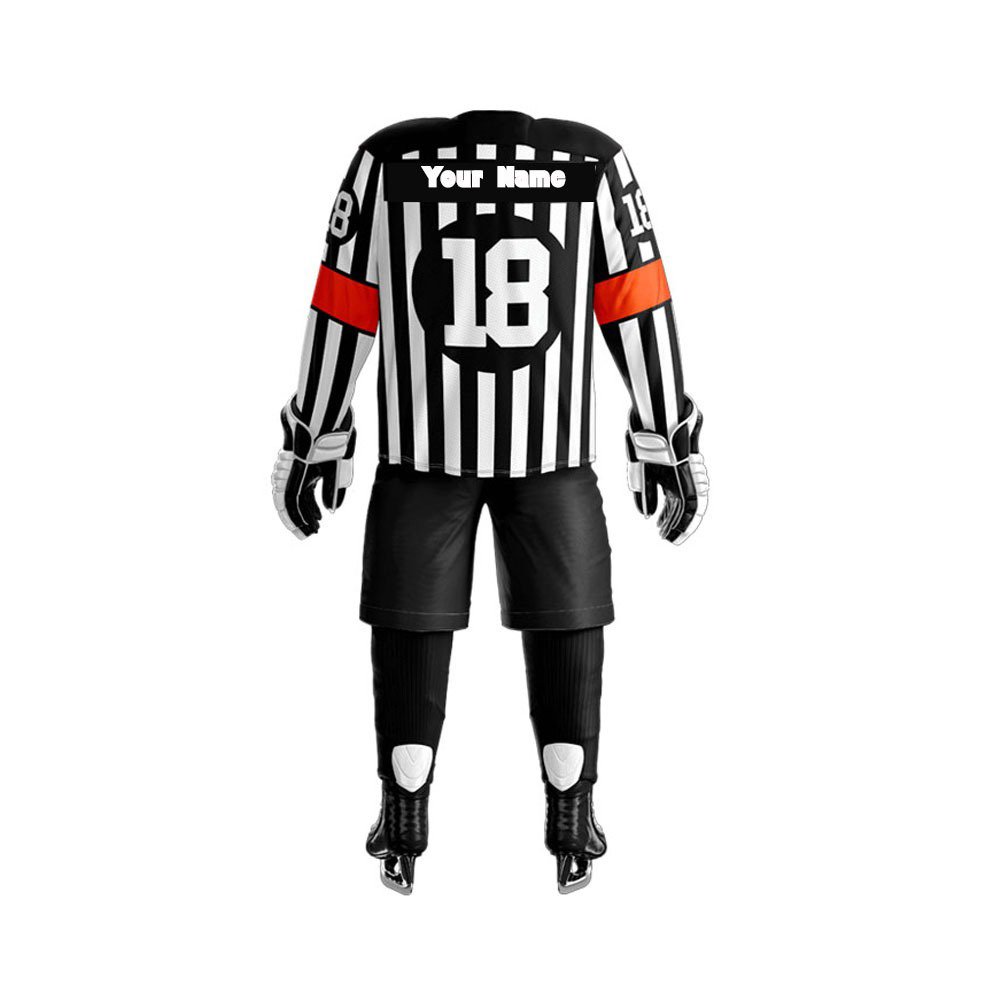 Wholesale Hockey Socks And Jerseys Sublimated Team Ice Hockey Uniform Set For Men's