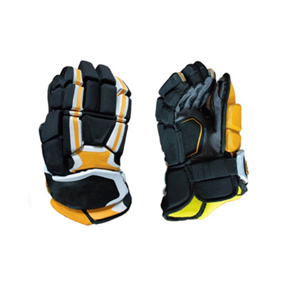 Custom Ice Hockey Gloves Pair for Game Training Breathable Adult / Senior / Junior Size Glove for Safe Hockey-Player Game