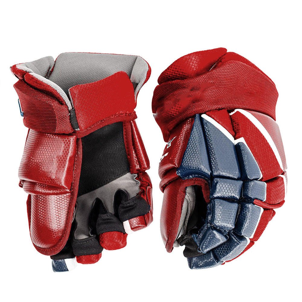 Custom Ice Hockey Gloves Pair for Game Training Breathable Adult / Senior / Junior Size Glove for Safe Hockey-Player Game