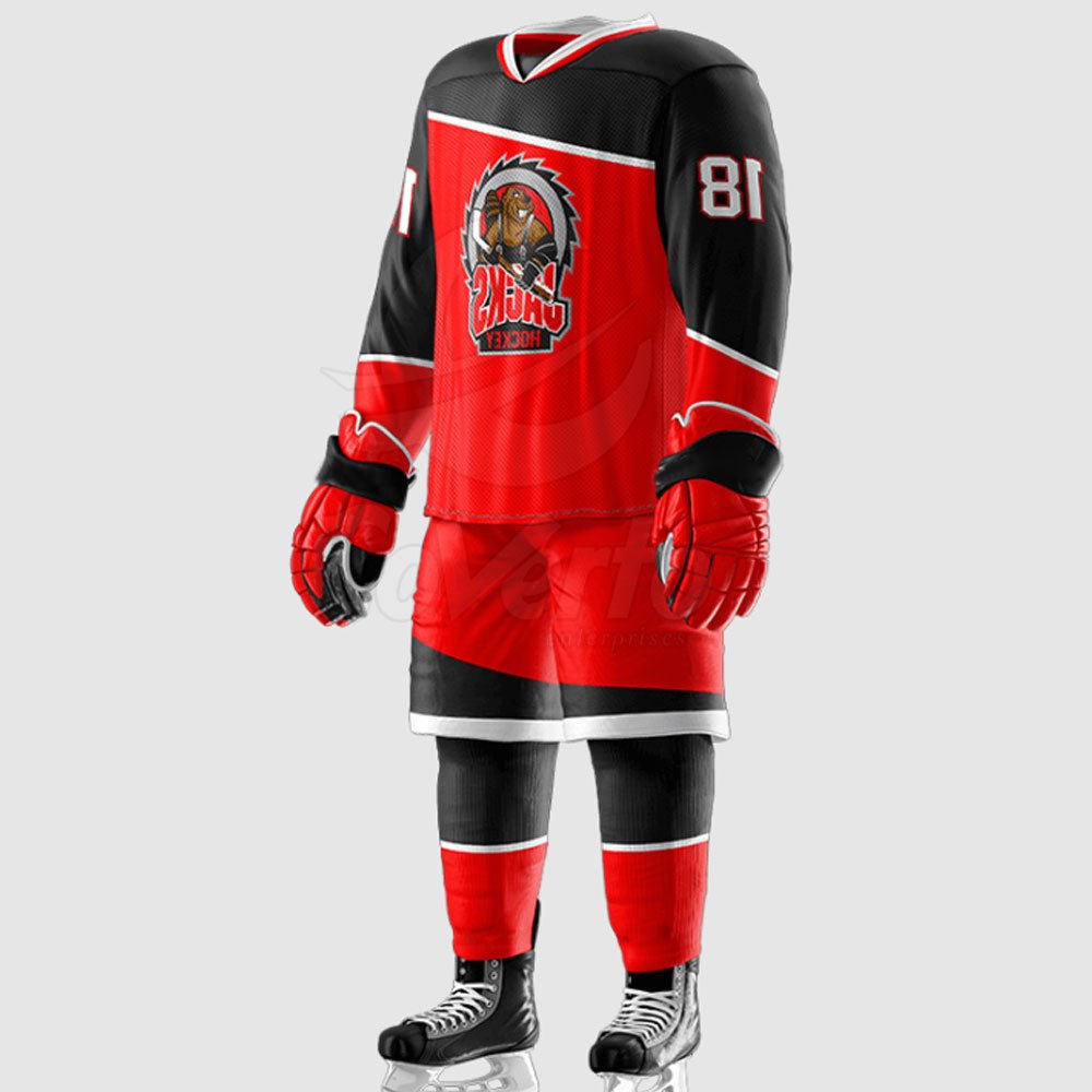 Ice Hockey Uniform Best Quality Pakistan Made Plain Men Ice Hockey Jersey Comfortable Stylish Men Ice Hockey Uniform