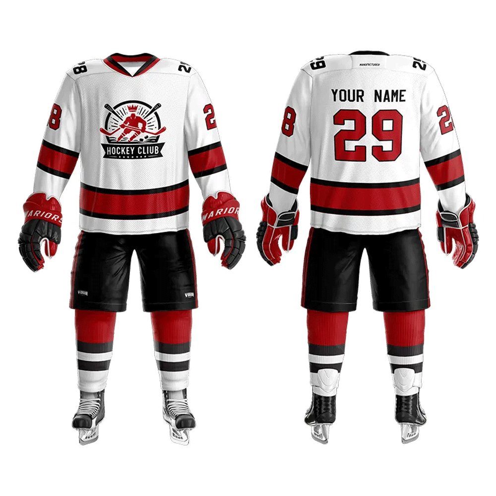 High Quality Best Style For Men Ice Hockey Uniform In Wholesale Price With Low MOQ Ice Hockey Uniforms Set For Sports Wear