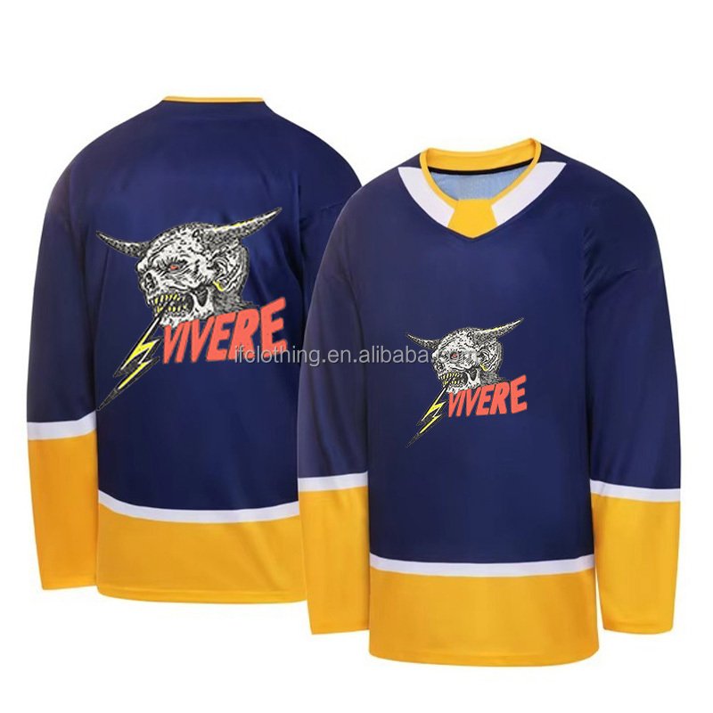 Custom Jersey Sport Wear Ice Hockey Jacket Clothing Polo Shirt Custom Logo Ice Hoodie Hockey Jersey Uniform Ice Hockey Wear