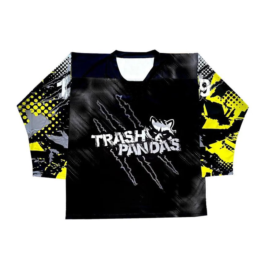 Custom made practice pro v-neck ice hockey uniform sublimated adult ice hockey jerseys with numbers