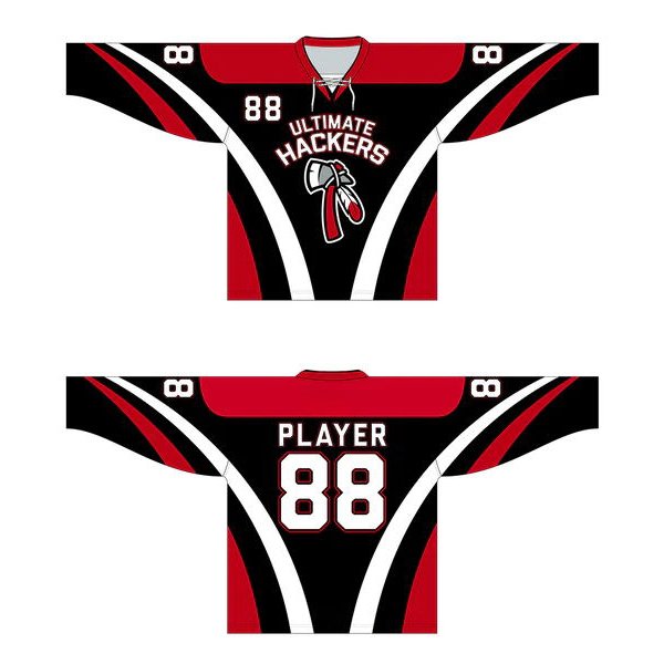 100% polyester sublimated hockey uniform custom stitched mens ice hockey jerseys embroidery