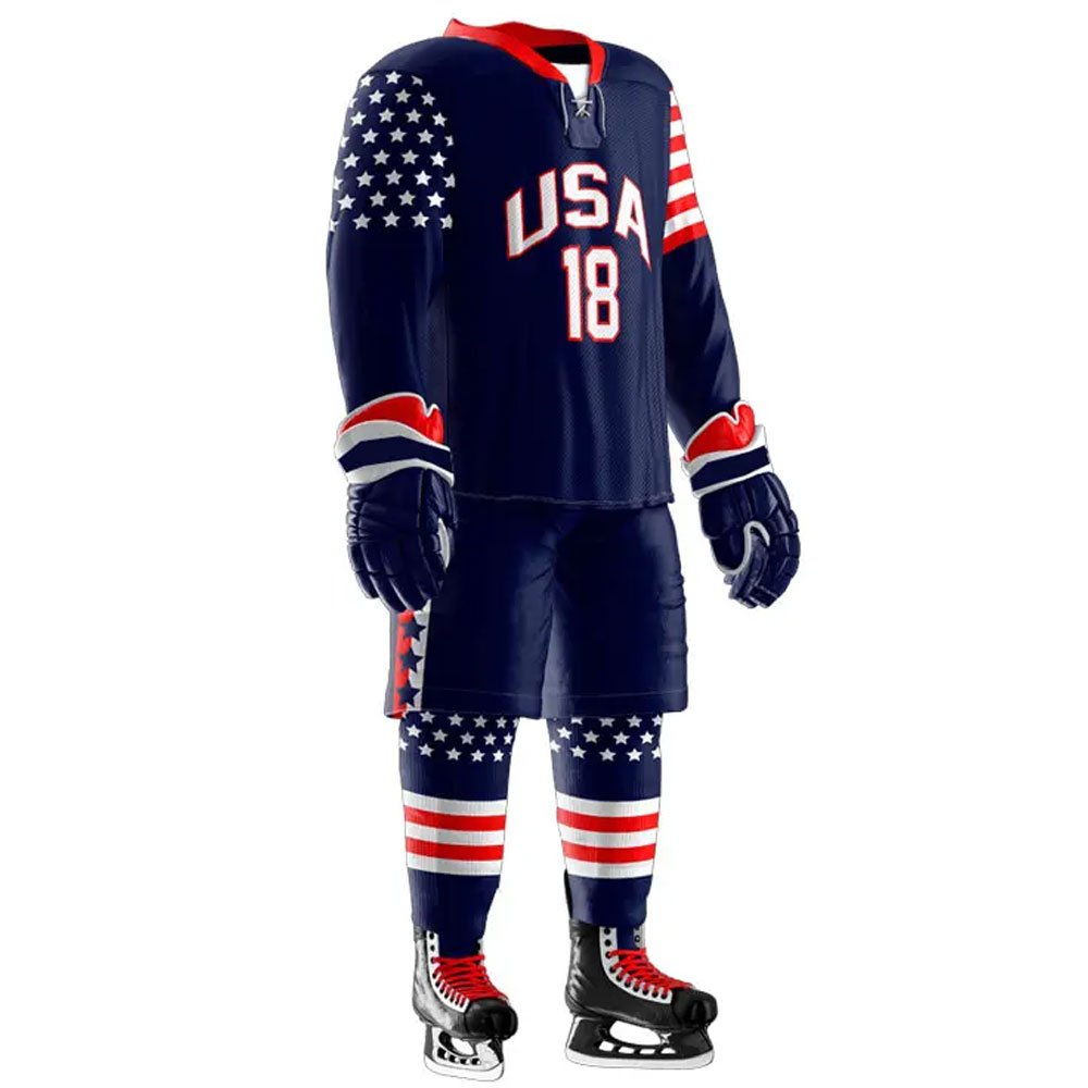 The best quality selection of ice hockey players uniform men's ice hockey high quality ice hockey uniform