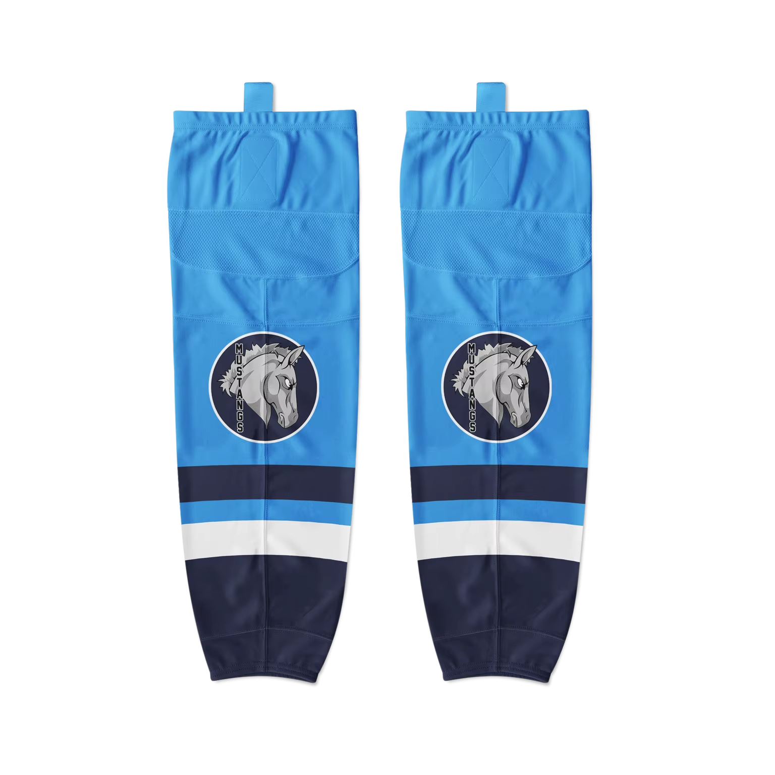 Wholesale high quality socks sublimated professional team youth ice hockey socks custom