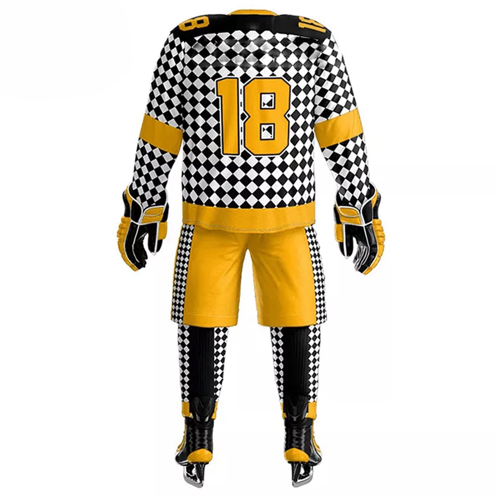Hot Selling Custom Logo 100% Polyester Ice Hockey Uniform Newest Casual Sports Gear OEM Team Name Featuring Sublimation Shorts
