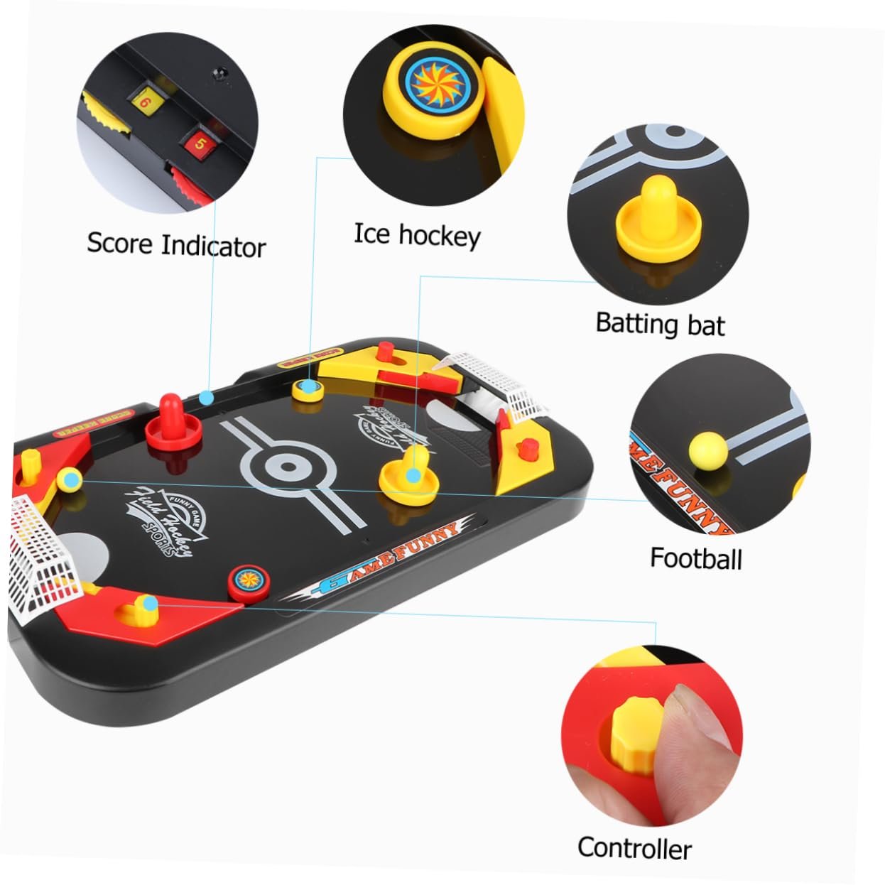 Table ice hockey versus shooting game mini hockey table parent-child interactive children's educational toy board game