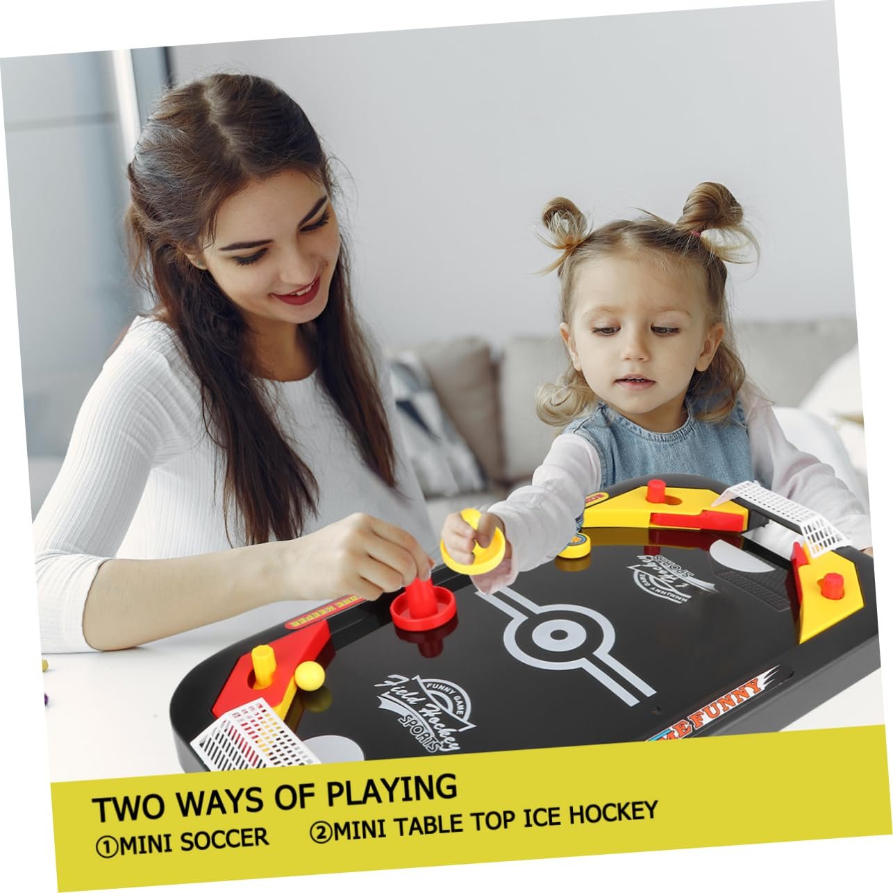 Table ice hockey versus shooting game mini hockey table parent-child interactive children's educational toy board game