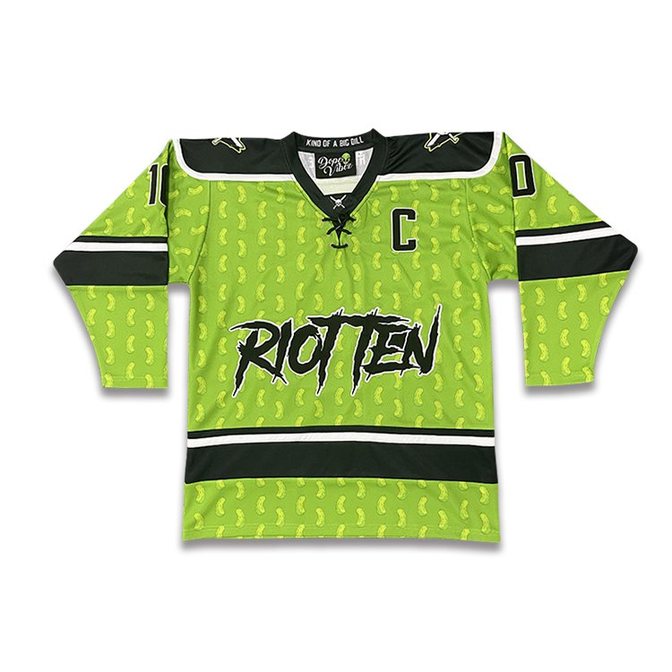 Youth Design Hockey Jersey Custom Sublimated Embroidered Ice Hockey Jersey