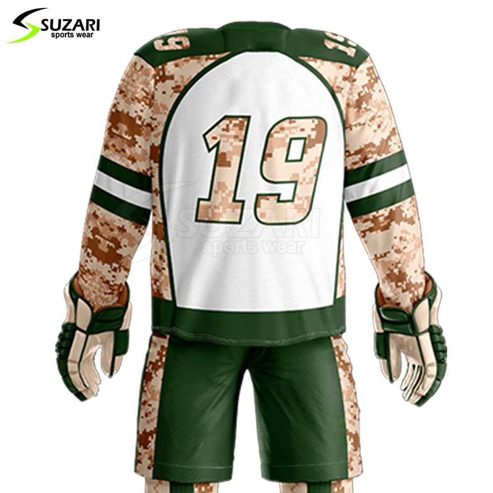 High Quality Polyester Made Custom Ice Hockey Uniform Factory Made Low Price Ice Hockey Uniform