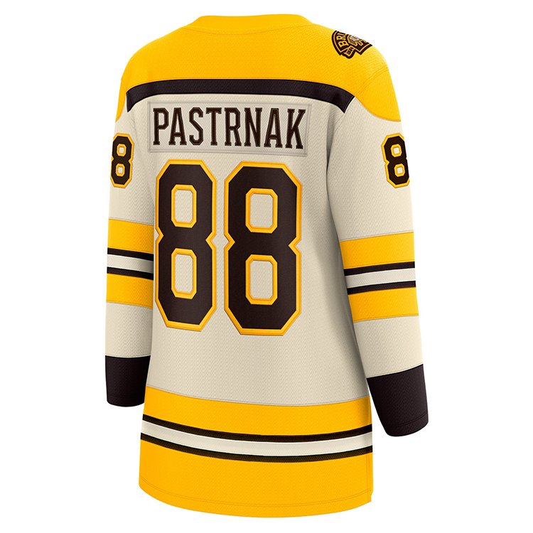 2024 David Pastrnak 88 Boston Bruins 100th Anniversary Ice Hockey Jersey Embroidery Shirts Stitched Uniform Home Alternate Wear
