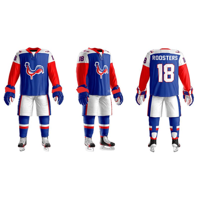 High Quality Unisex Slim Fit Ice Hockey Jersey Custom Designed with Team Name Logo OEM Sport Jersey