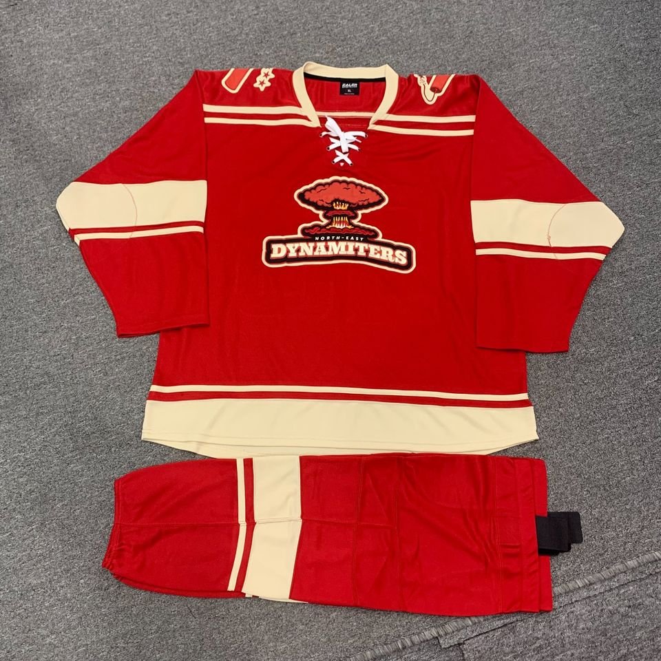 OEM factory Quick Dring custom embroidery hockey jersey hockey jersey streetwear stitched hockey jersey