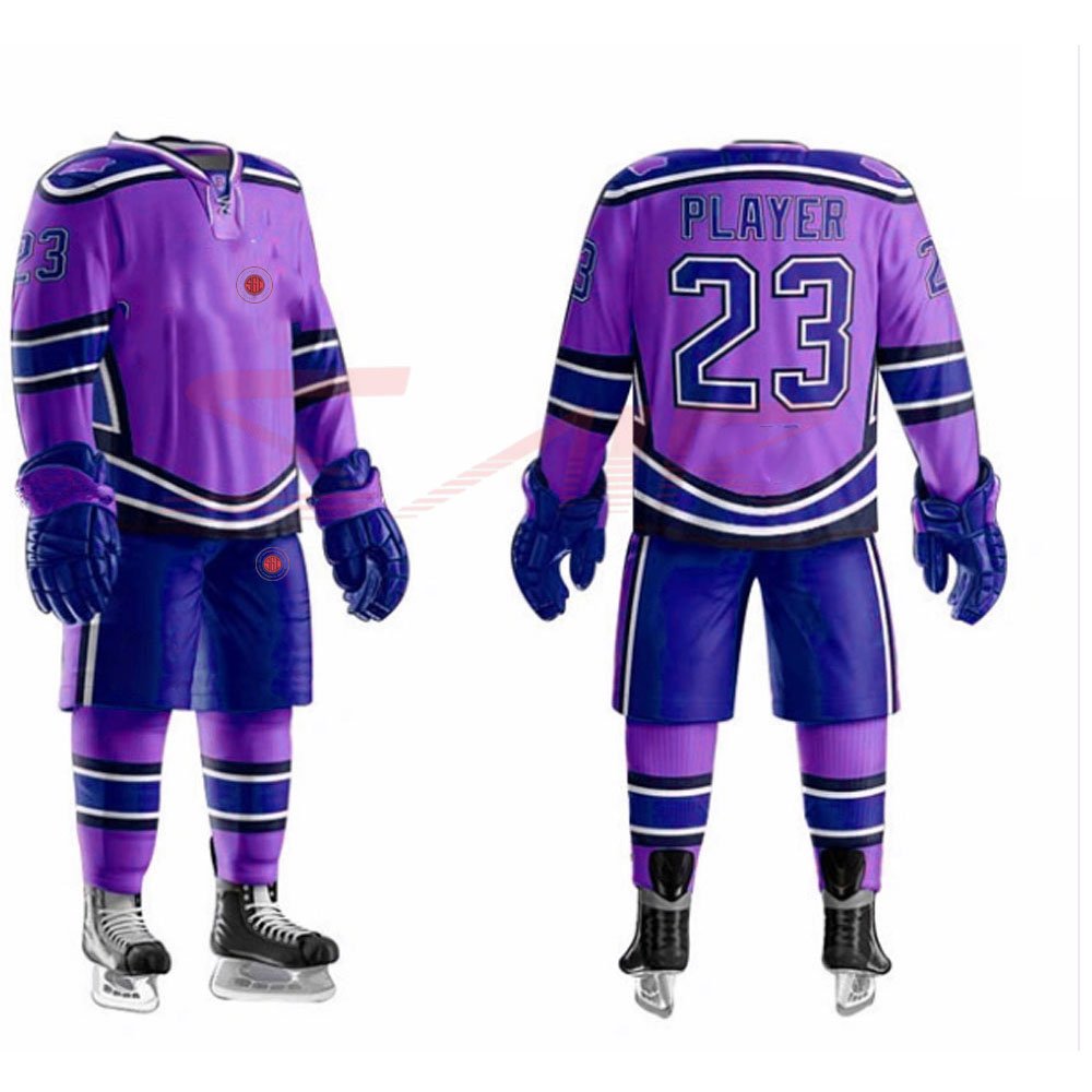Plus Size Customized Manufactured Ice Hockey Pant Shell For Ice Hockey Uniform Customized Unique Hockey Jersey Uniform