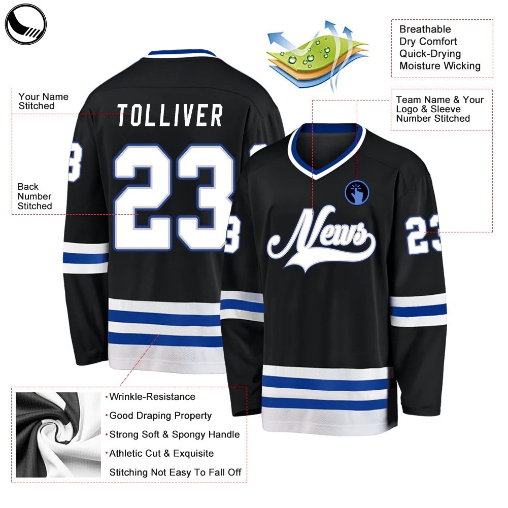 BETHERIVAL 100% Polyester Breathable Team Practice Hockey Uniform Custom Logo Sublimated Embroidery Patches Hockey Jerseys