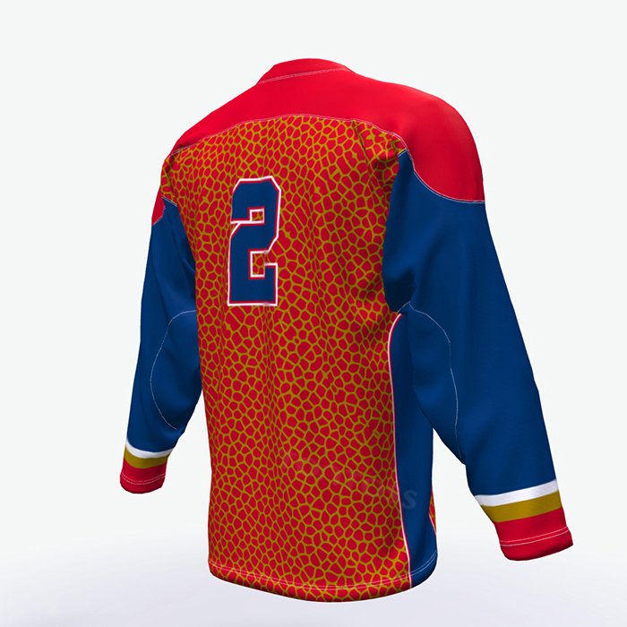 High Quality Vintage Funny Sublimation Printing Embroidered Logo Long Sleeve Custom Men Plain Ice Hockey Jersey