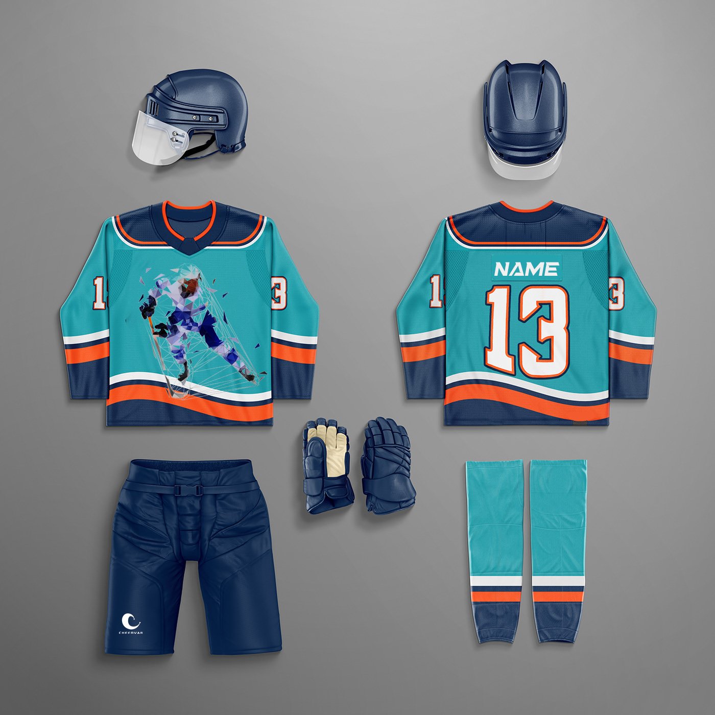 High Quality Ice Hockey Jerseys Personalized Design Sublimated Youth Ice Hockey Wear