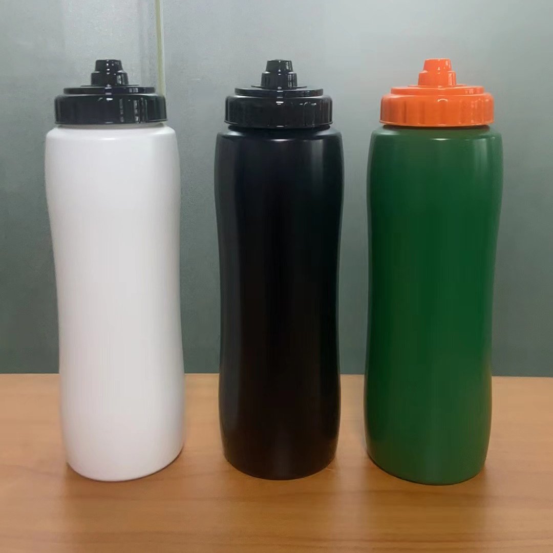 Customized logo clear 1000ml cycling water bottle ice hockey sport bike squeeze water bottle