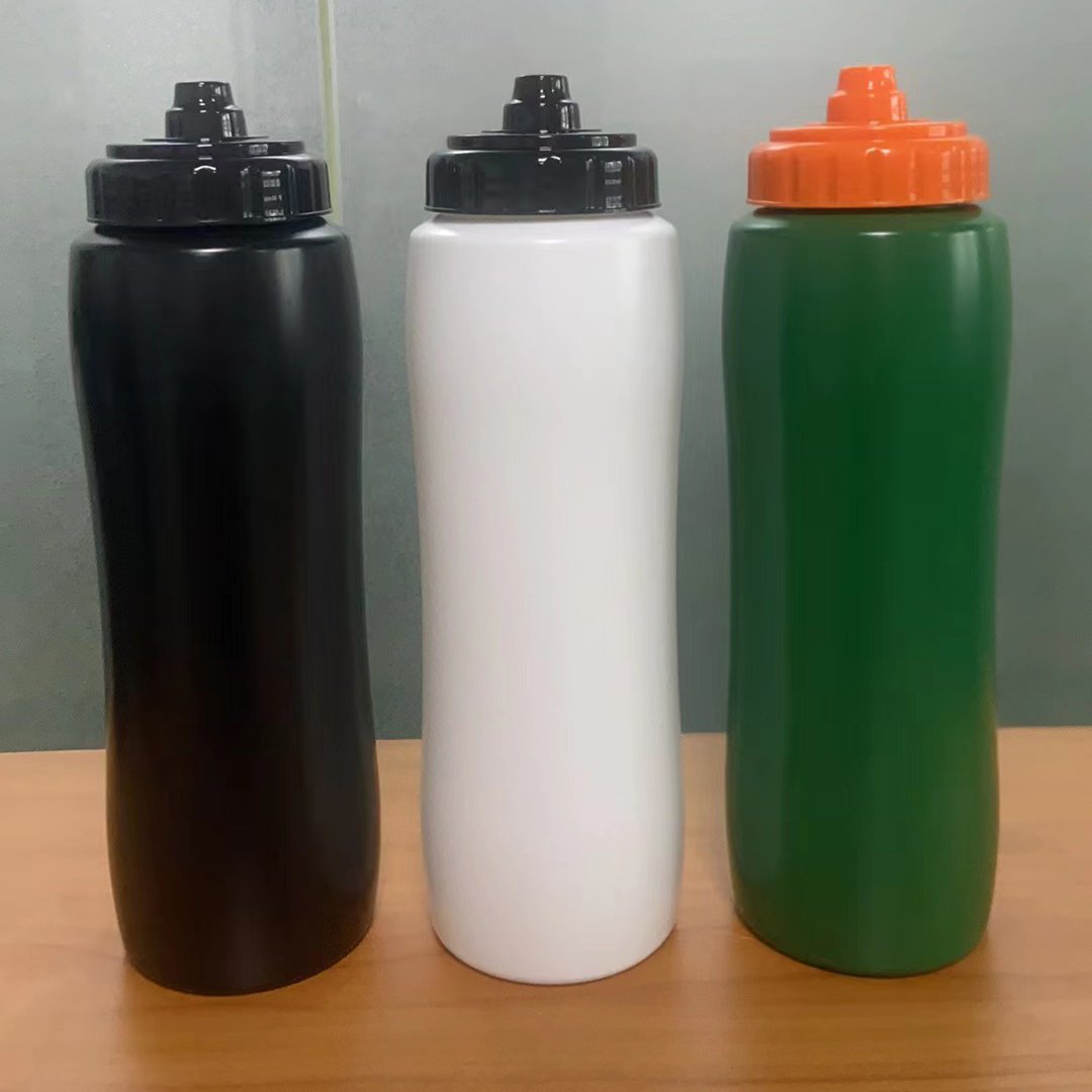 Customized logo clear 1000ml cycling water bottle ice hockey sport bike squeeze water bottle