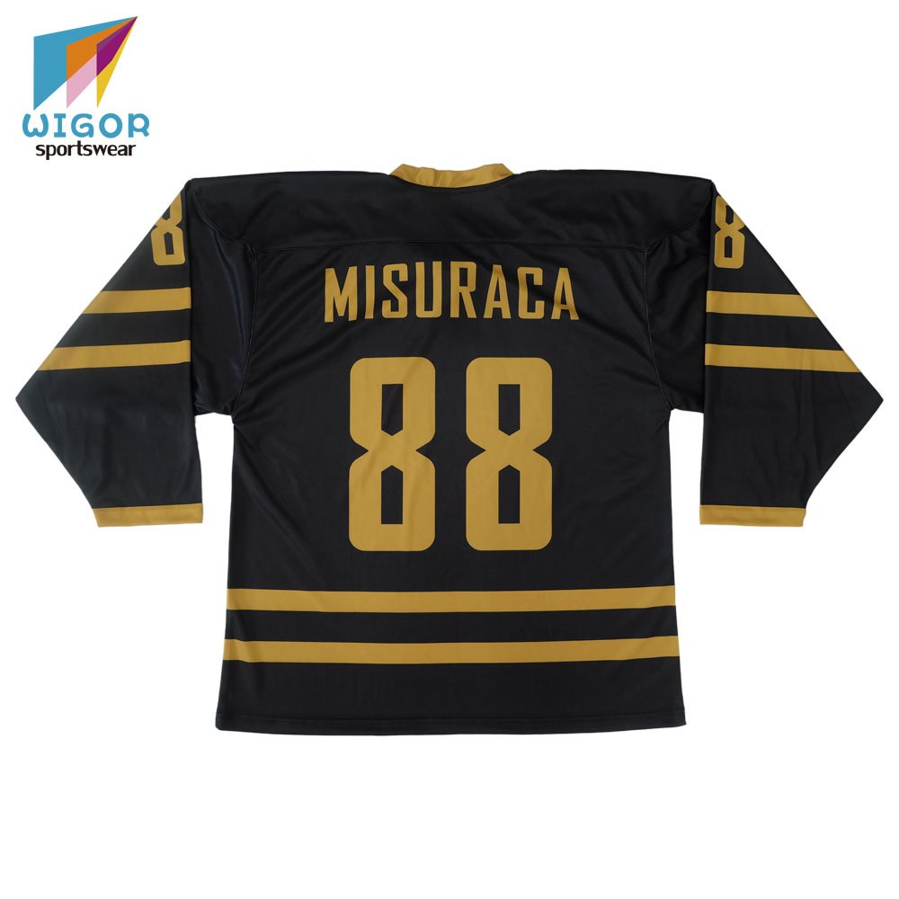 High quality ice hockey equipment full sublimated print custom reversible hockey jersey