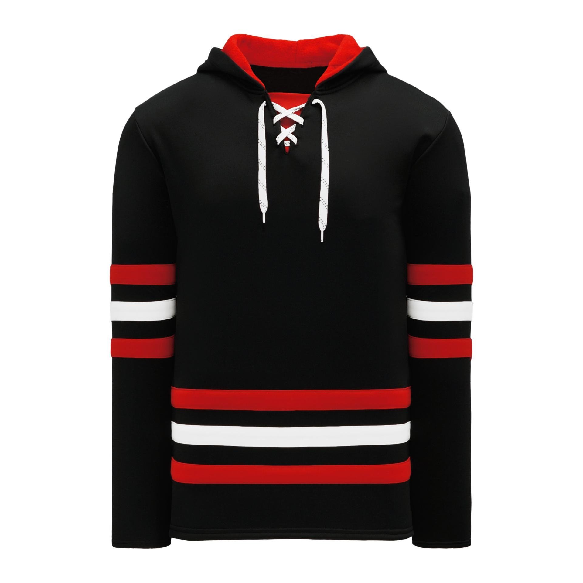 Customizable Logo Sublimation Tackle Twill Embroidery Adult Ice Hockey Hoodies Polyester With Customizable Logos Sports Wear