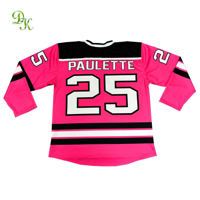 Custom design sublimation print mens short sleeve ice hockey jerseys