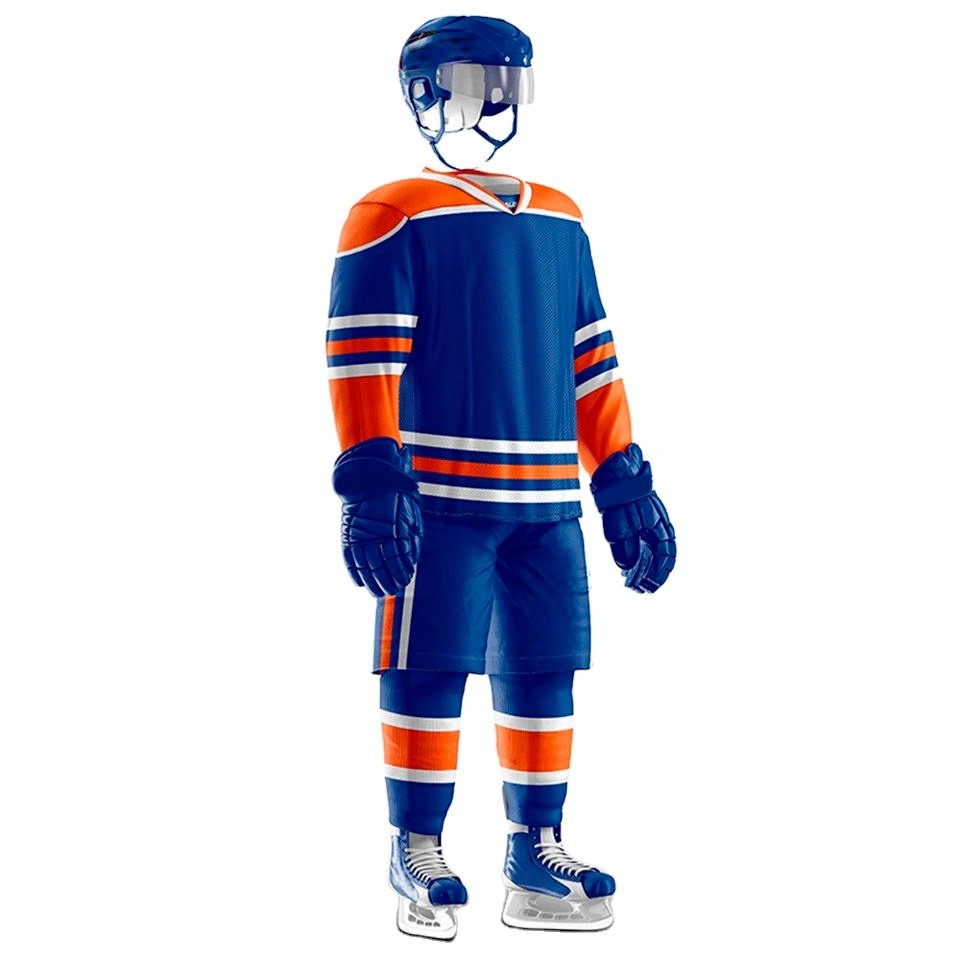 HIGH quality Ice Hockey Jersey Customize Logo Children Size Adult Size Ice Hockey Uniforms Wholesale Uniform Set OEM