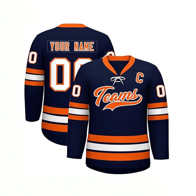 Factory OEM Customized Team Blank Ice Hockey Wear Sublimation Printing Adult Lacrosse Uniforms Field Ice Hockey Jersey