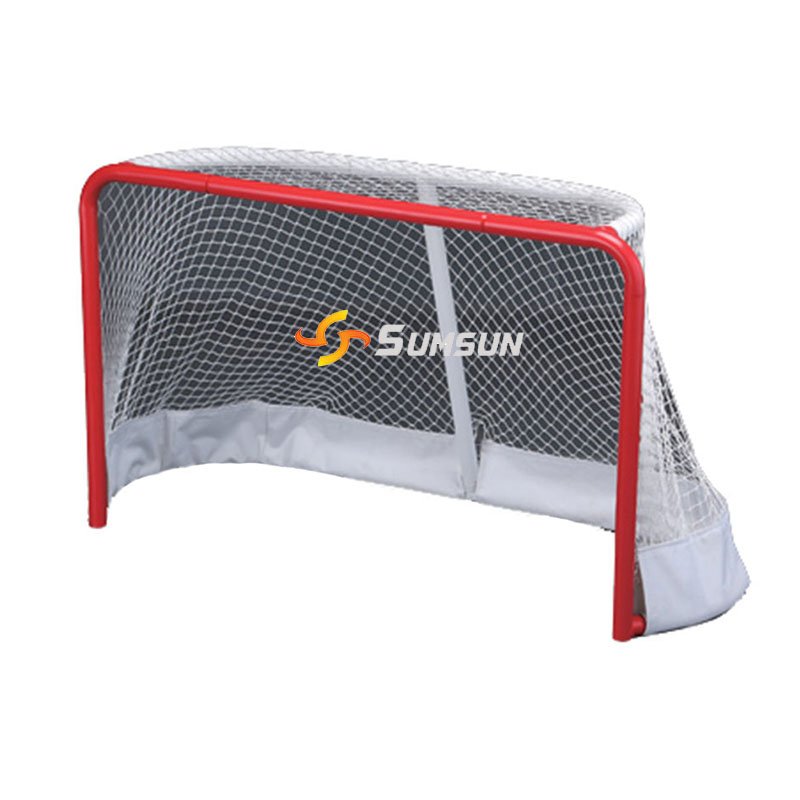High-Quality Ice Hockey Net with Shooting Target Sheet Adjustable Training Goal Indoor Outdoor Hockey Training Equipment