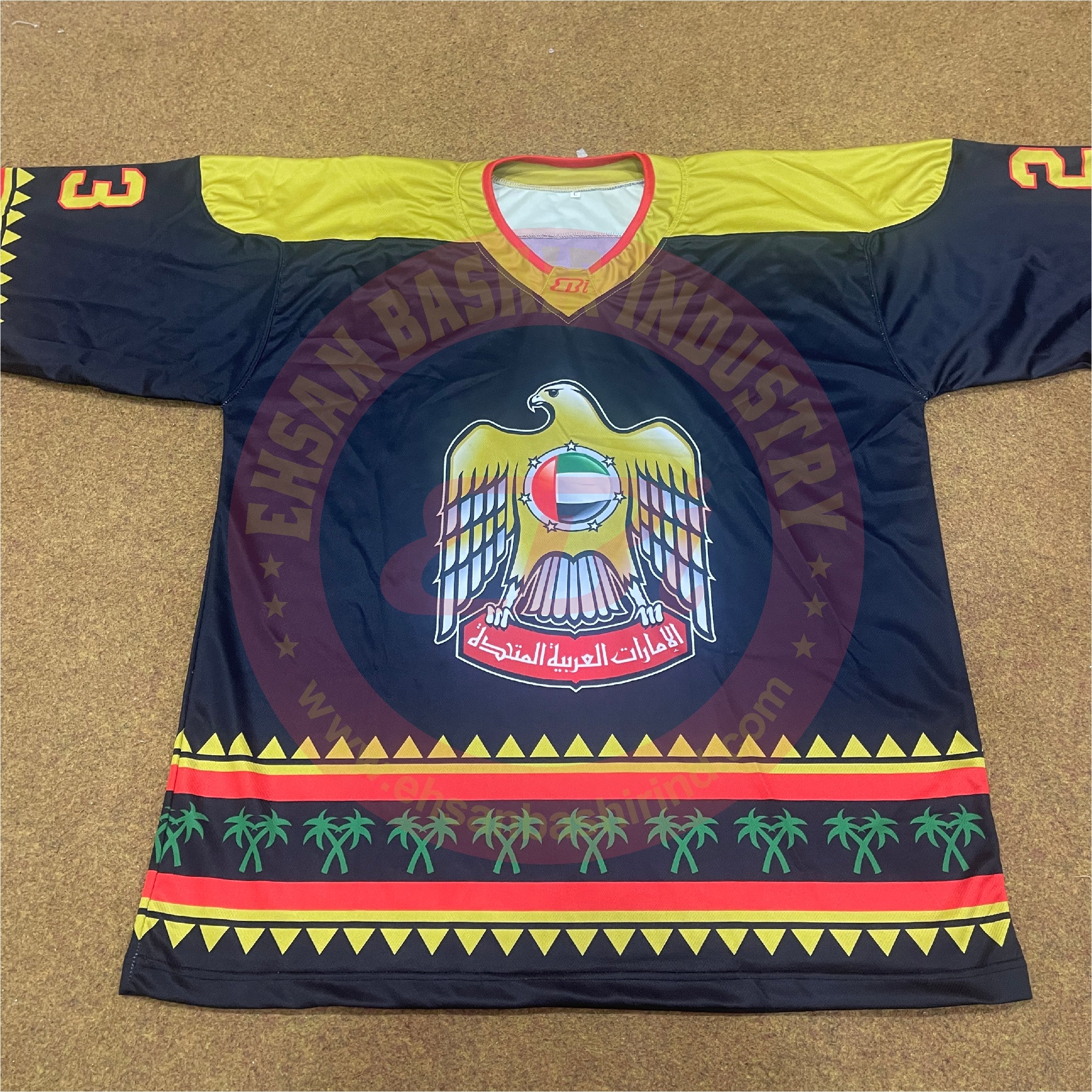 High quality Custom made sublimated ice hockey jersey custom printed ice hockey jerseys top manufacturer top supplier