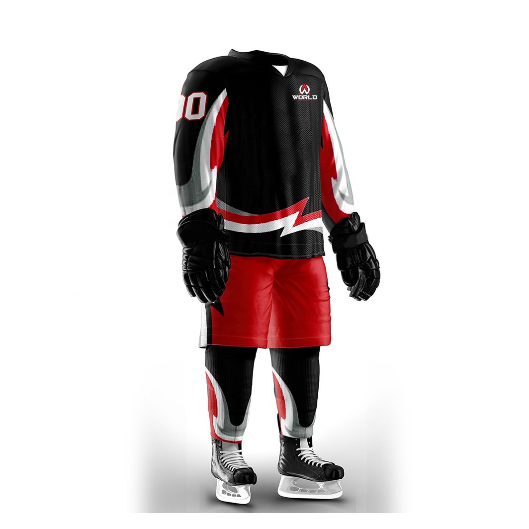 Premium Quality Ice Hockey Jersey Customize Logo Children Size Adult Size Ice Hockey Uniforms