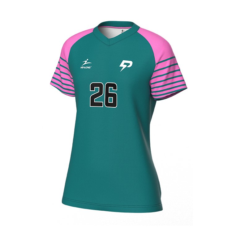 Oem Custom Team Logo Number Design Volleyball Jerseys Sublimation Printing Pattern Sports Volleyball Jersey