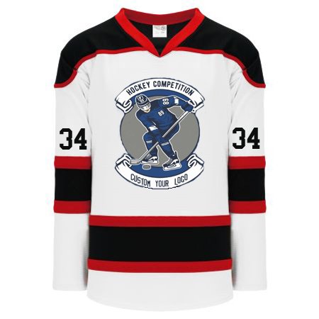 Automated embroidery hockey jersey blank ice hockey jersey sublimation ice hockey jersey
