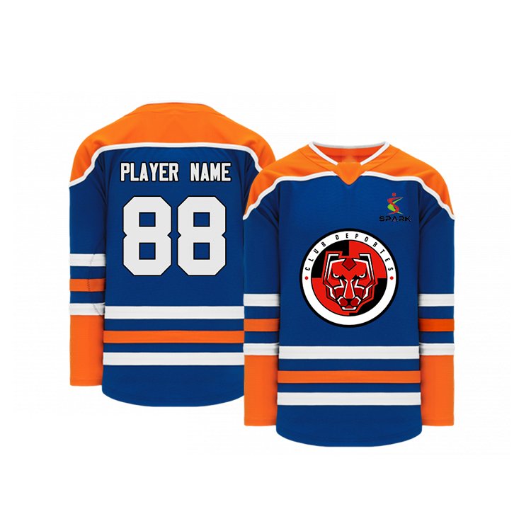 Wholesale Ice Hockey Jersey Custom Sublimation Hockey Jersey Team Uniforms OEM Custom Youth Hockey Wear