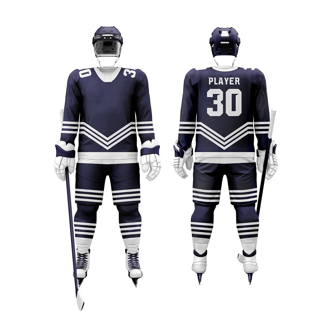 Durable Slim Fit Ice Hockey Uniform Comfortable Custom Team Uniform Made in Pakistan for Adults OEM & Sublimation Technics