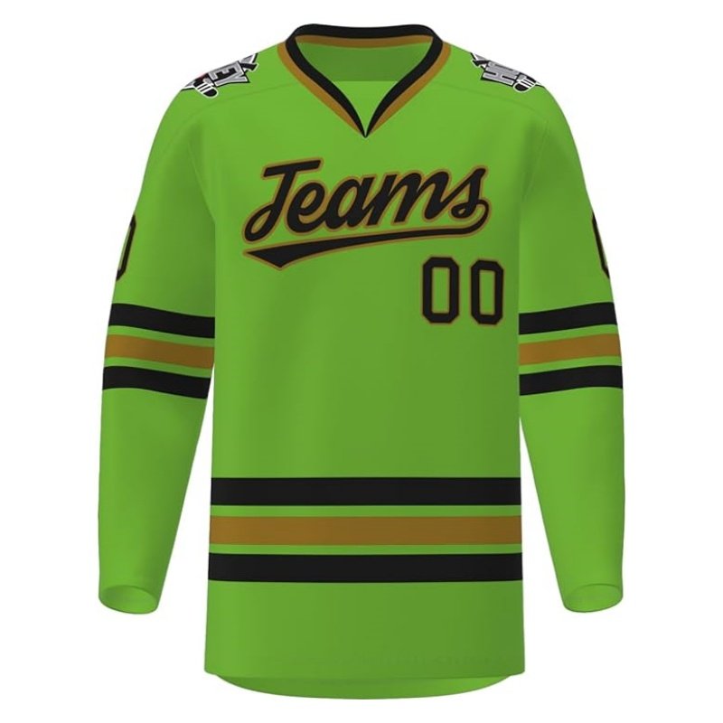 New OEM Customized Ice Hockey Jersey Embroidery Team Sublimation Ice Hockey Uniform