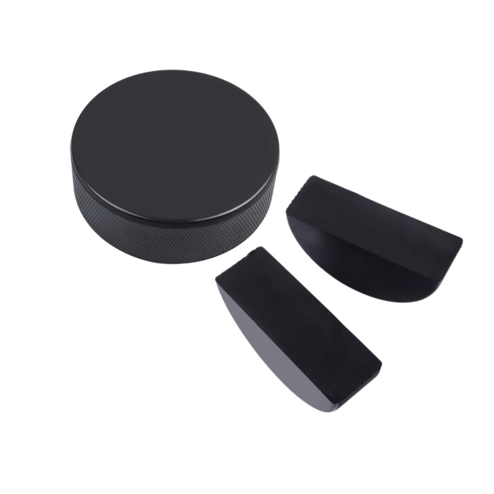 Wholesale Price Factory Direct Sale High Quality Ice Hockey Puck Customized Printing Logo Rubber Solid Official Ice Hockey Pucks