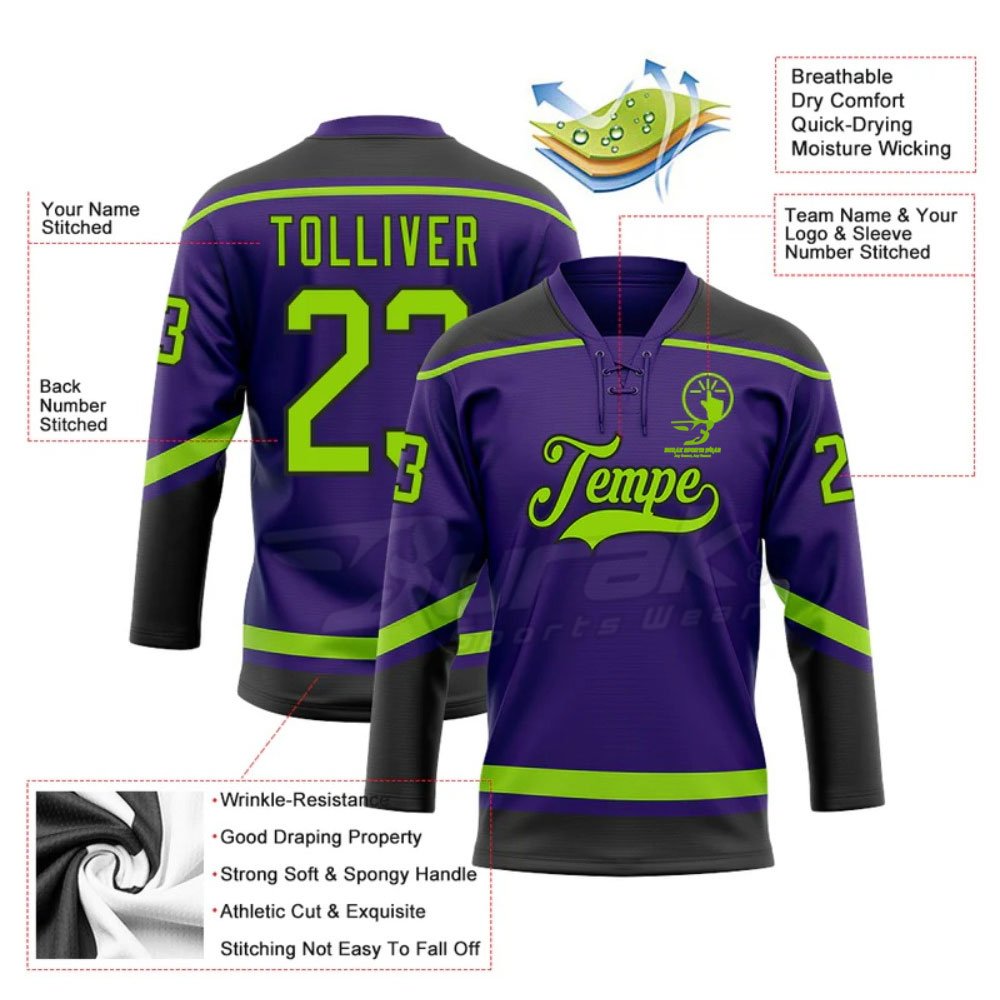 Adult Team Wear Men Ice Hockey Jersey Breathable Durable Ice Hockey Jersey In Different Colors Best Selling Hockey Jersey